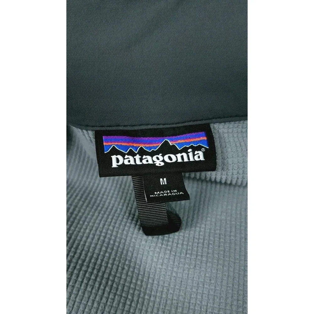 Patagonia Forge Adze Hybrid Soft‎ Shell Polartec Gray Mens Medium